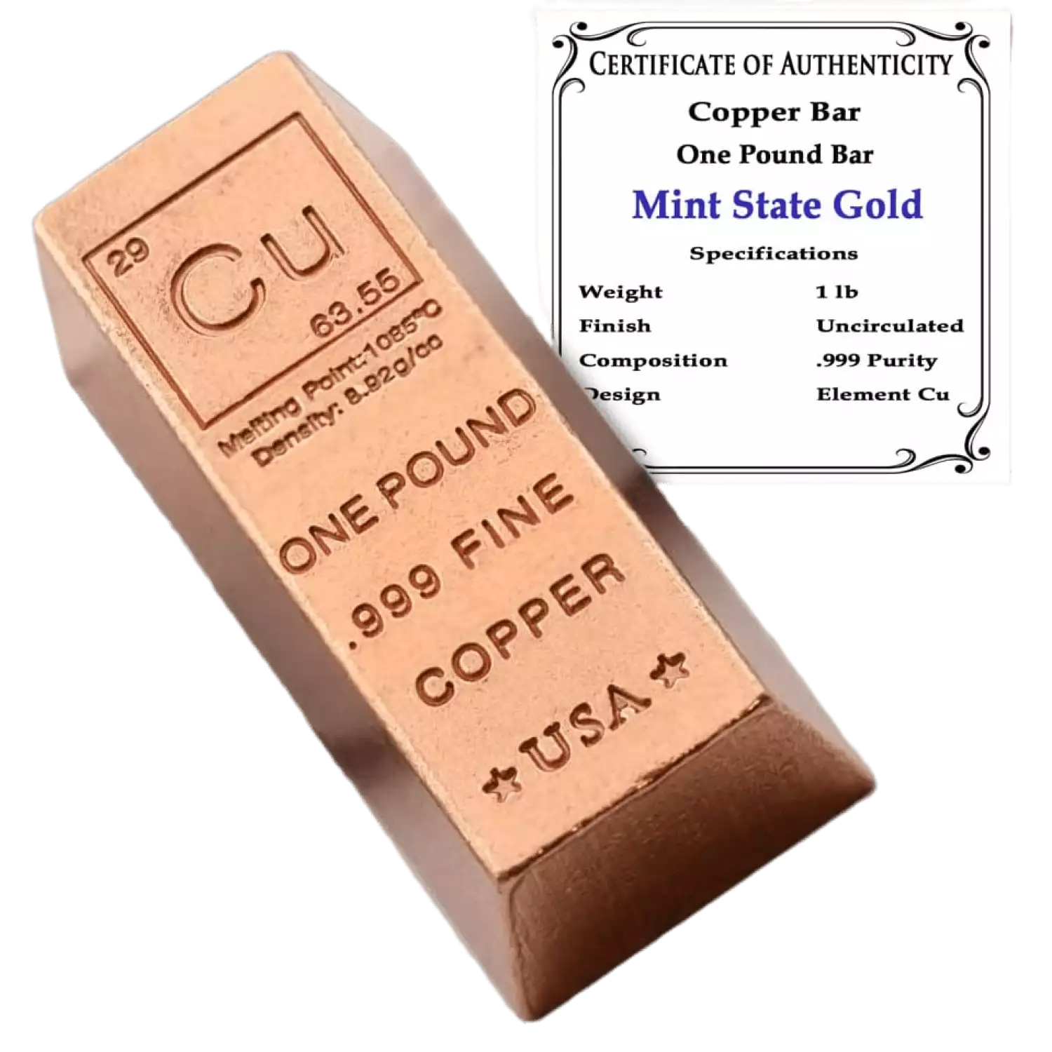 100 oz Fine 9 Mint Copper Bar (2)