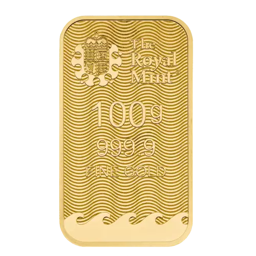 100g Royal Mint Gold Britannia Minted Bar (5)