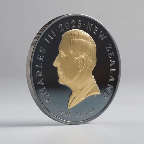 2 oz Pouakai - Haasts's Eagle - Silver Round 2025 (2)