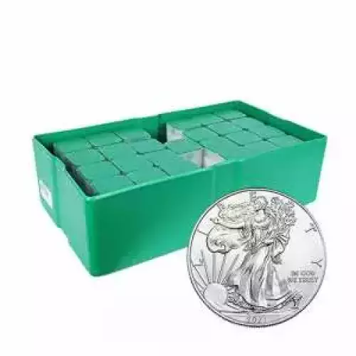 2021 T1 American Silver Eagles-Mint Sealed Box (500oz)