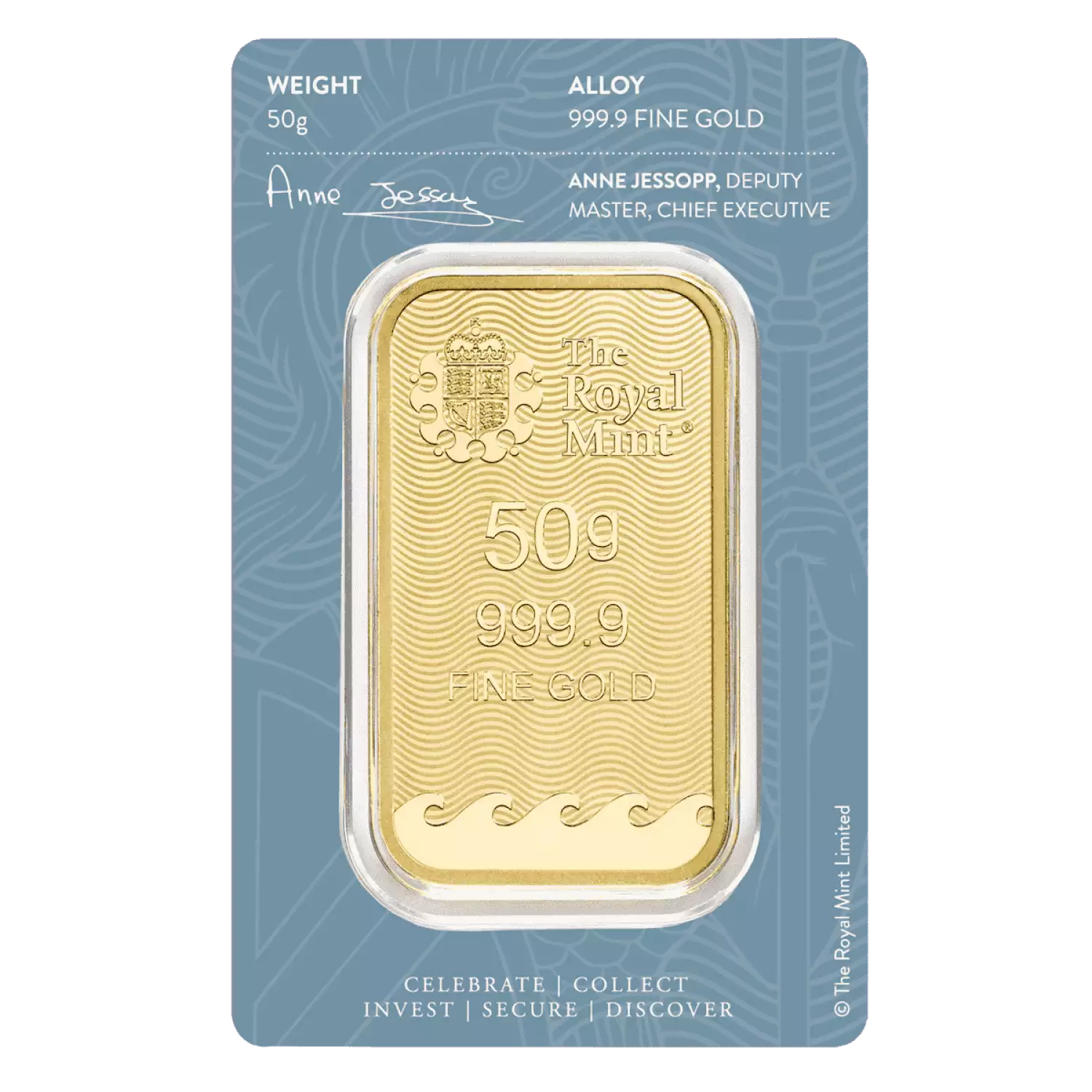 50g Royal Mint Gold Britannia Minted Bar (3)